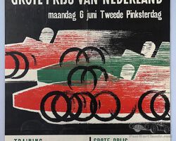 Formula 1 Grand Prix Zandvoort advertising poster from 1960 | Classic Car Auction - Extravaganza | 28th Sept 2024