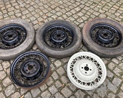 DKW Hansa BMW Speichenräder 17 spoke wheels