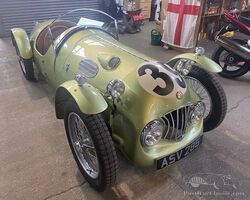 An impeccable recreation of the 1947 George Phillips MG "LE MANS" race car