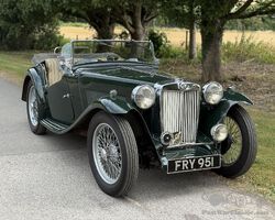 1949 MG TC - uprated with 1500cc engine