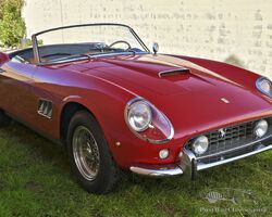 1962 Ferrari 250GTE with Alligretti California Spyder style re-body