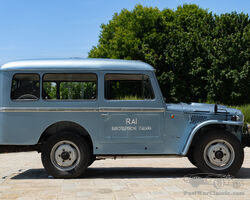 1968 FIAT CAMPAGNOLA 1101 A ESTERNA RAI SEDE BARI