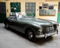 Alvis Healey Sports Cabriolet. 1 of 25 examples made. 3.0Litre Alvis engine. Alloy body by Panelcraft. Fully restored.