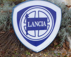 Vintage Lancia Illuminated Sign in good Condition
