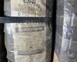 4 White Wall N.O.S. Lester tyres ( probably 10 years old )