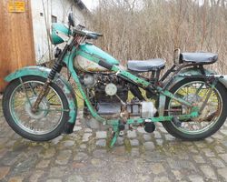 Nimbus 4 cylindres. Moto 1949