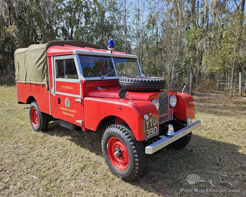 1957 Series 1 Land Rover Fire Engine + Coventry Climax Godiva Fire Pump