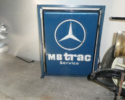 MB  Trac service outdoor Dealer Neon sign